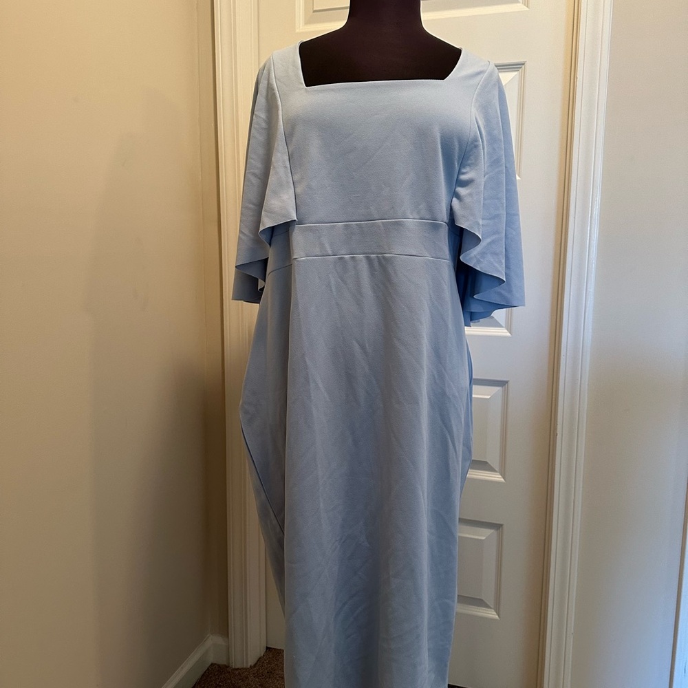 Elegant Blue Women's Dress